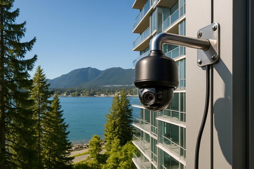 outdoor camera with view smart security systems over water